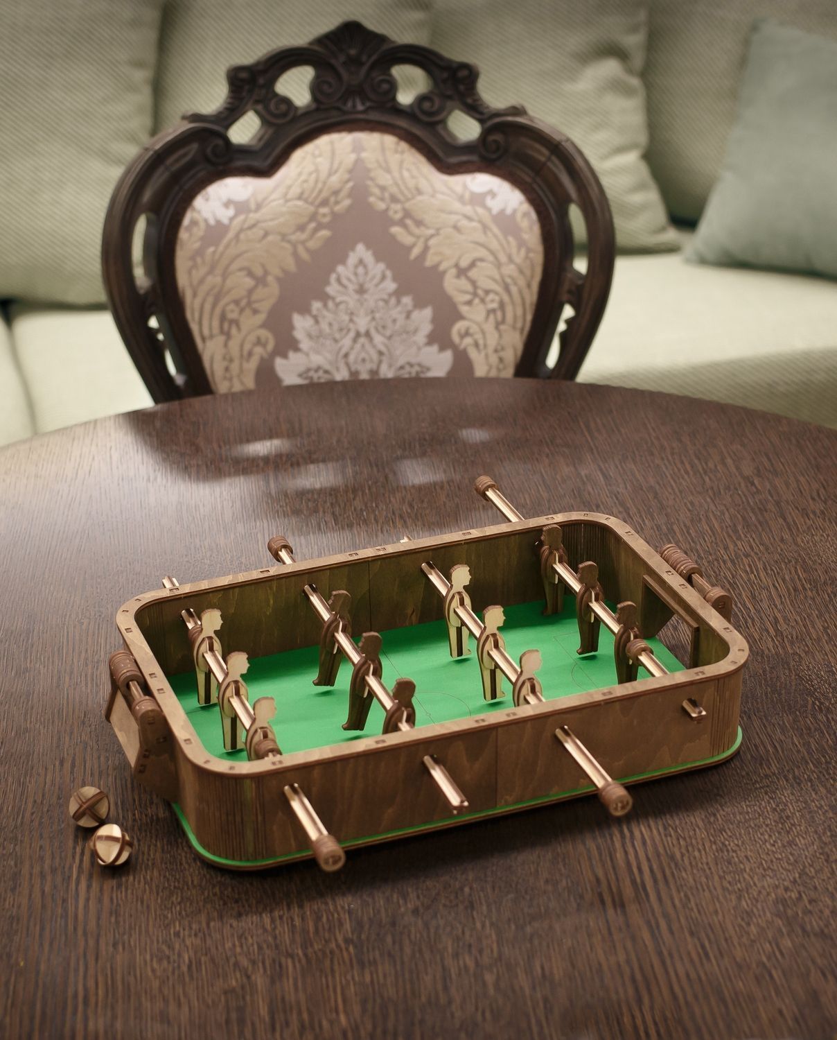Купить Конструктор деревянный 3D EWA Настольный футбол оптом