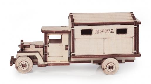 Купить Конструктор 3D деревянный подвижный Lemmo Грузовичок Почта оптом