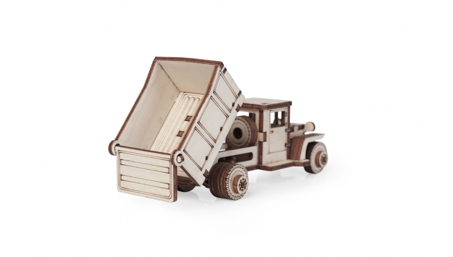 Купить Конструктор 3D деревянный подвижный Lemmo Грузовичок Самосвал оптом