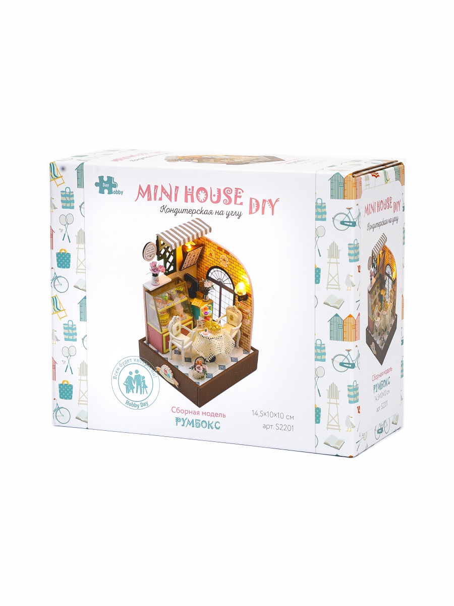 Купить Румбокс, интерьерный конструктор MiniHouse Кондитерская на углу оптом