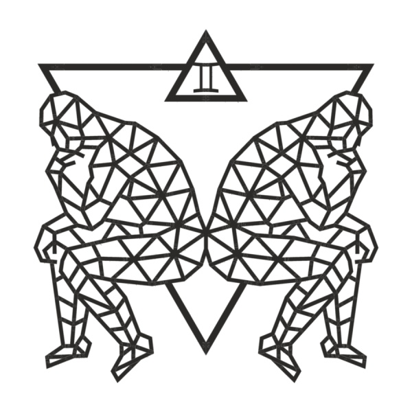 Купить Деревянный декор настенный, панно EWA Design Знаки Зодиака Близнецы оптом