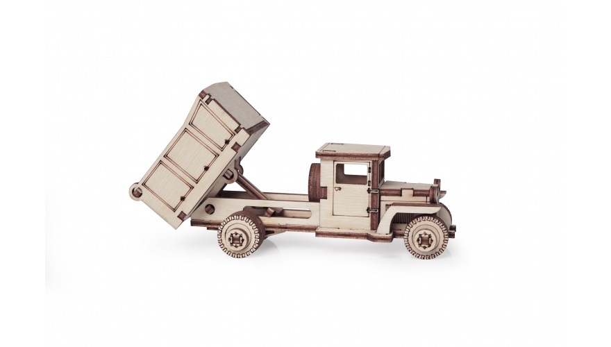 Купить Конструктор 3D деревянный подвижный Lemmo Грузовичок Самосвал оптом