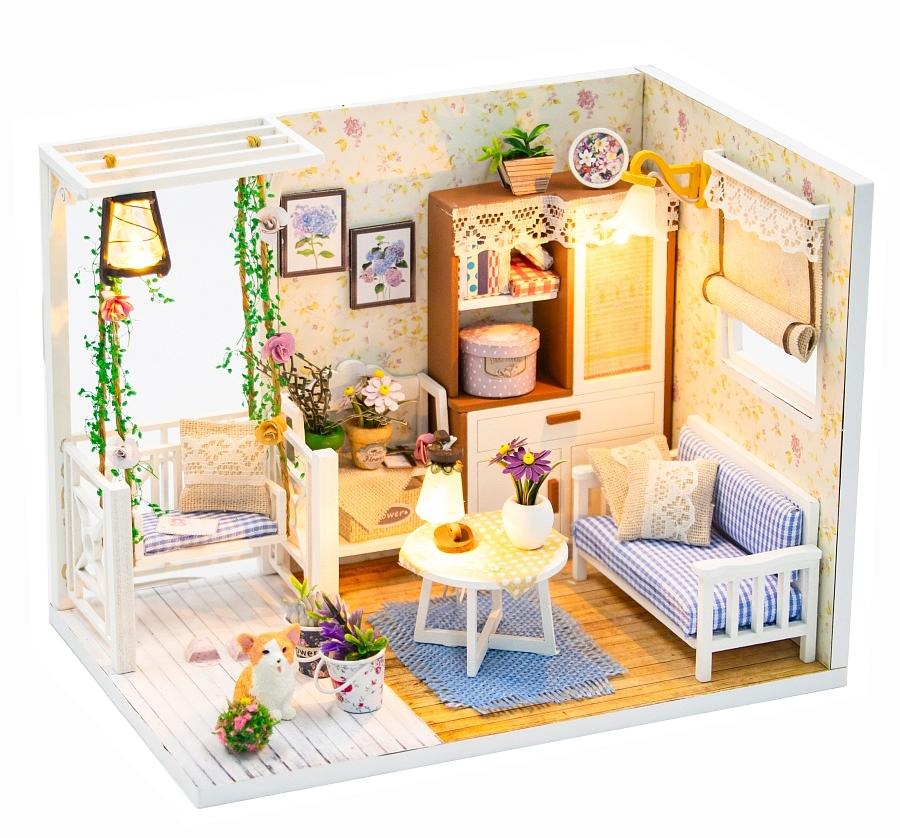 Румбокс книжный, интерьерный конструктор MiniHouse На даче