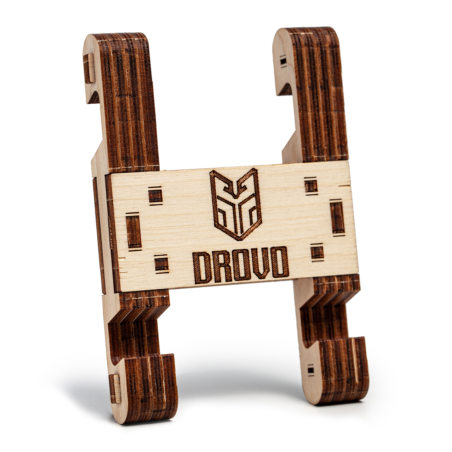 Купить Деревянный конструктор, 3D пазл DROVO Подставка под гаджет оптом