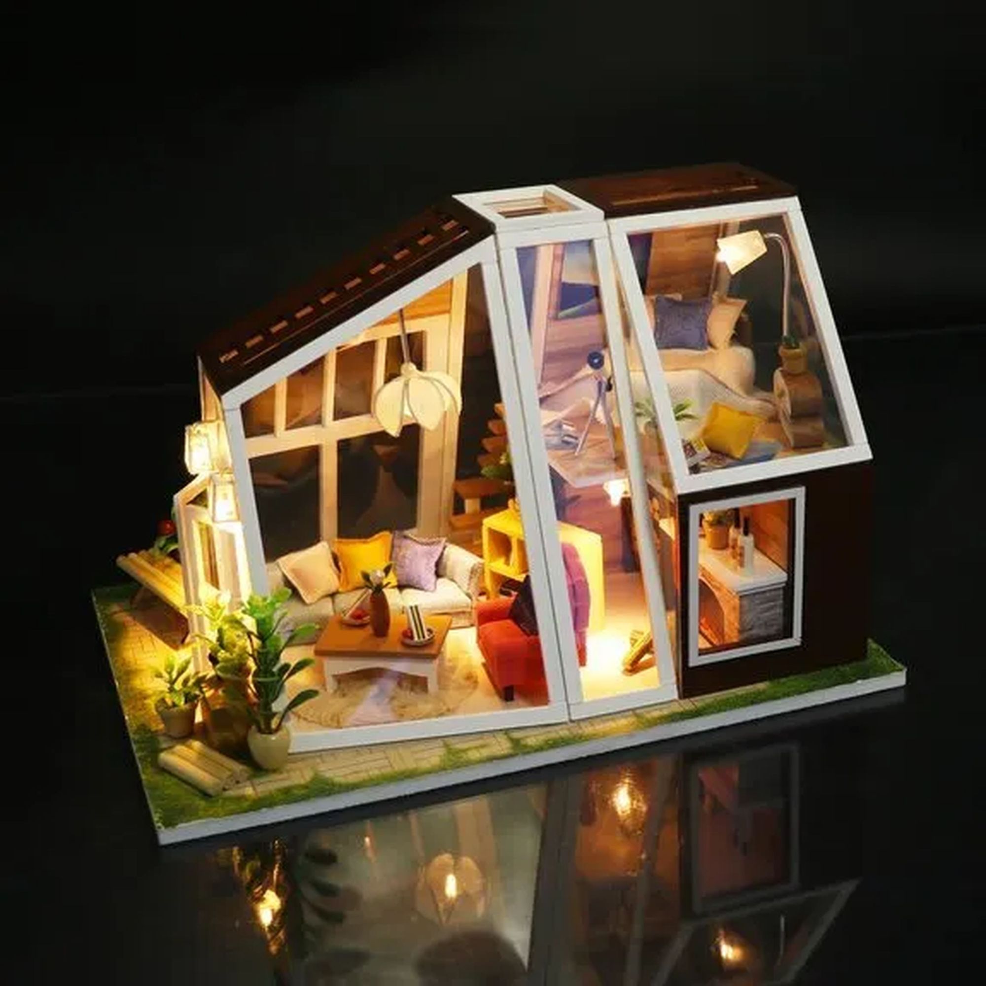 Купить Румбокс, интерьерный конструктор MiniHouse Хижина 21-ого века оптом