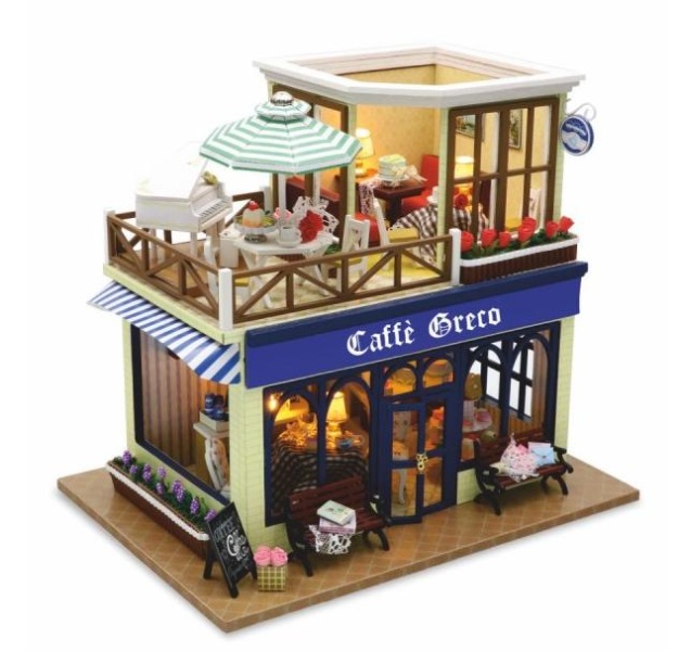 Купить Румбокс, интерьерный конструктор MiniHouse Серия: Известные кафе мира "Caffe Greco" оптом