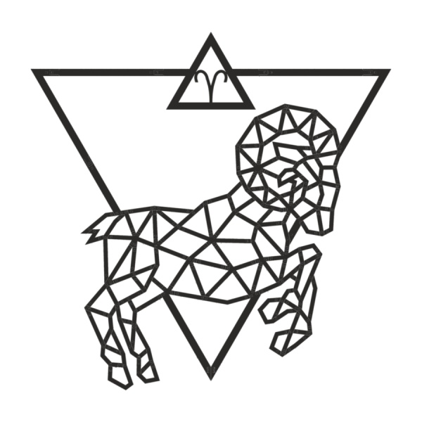 Купить Деревянный декор настенный, панно EWA Design Знаки Зодиака Овен оптом