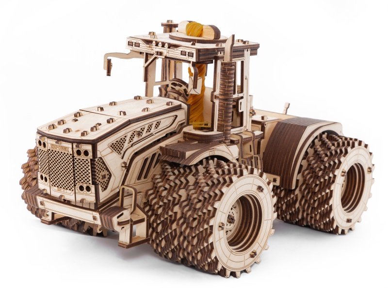 Купить Конструктор деревянный 3D EWA Трактор КИРОВЕЦ К-7М оптом