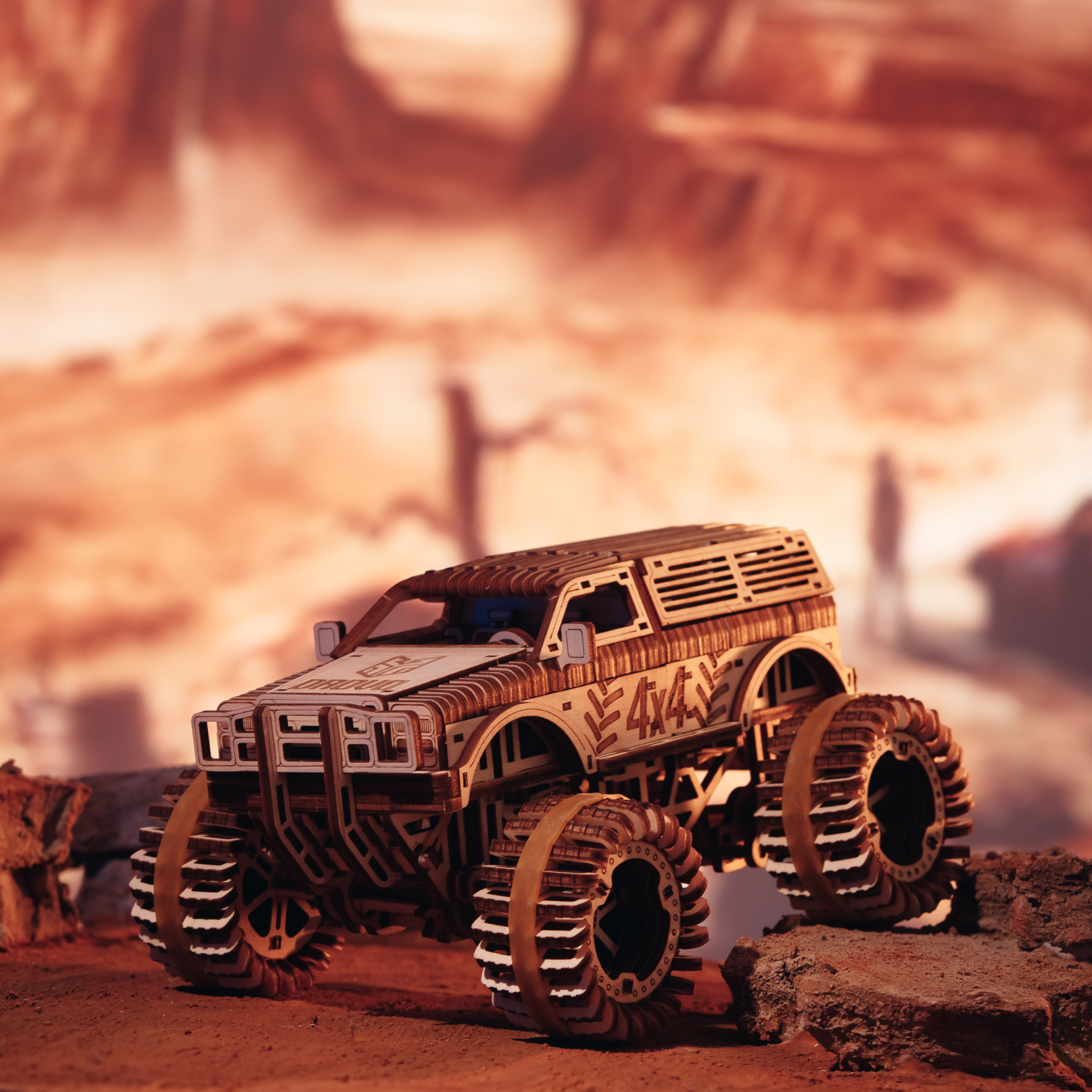 Купить Механическая сборная модель DROVO Джип БигФут 4x4 оптом