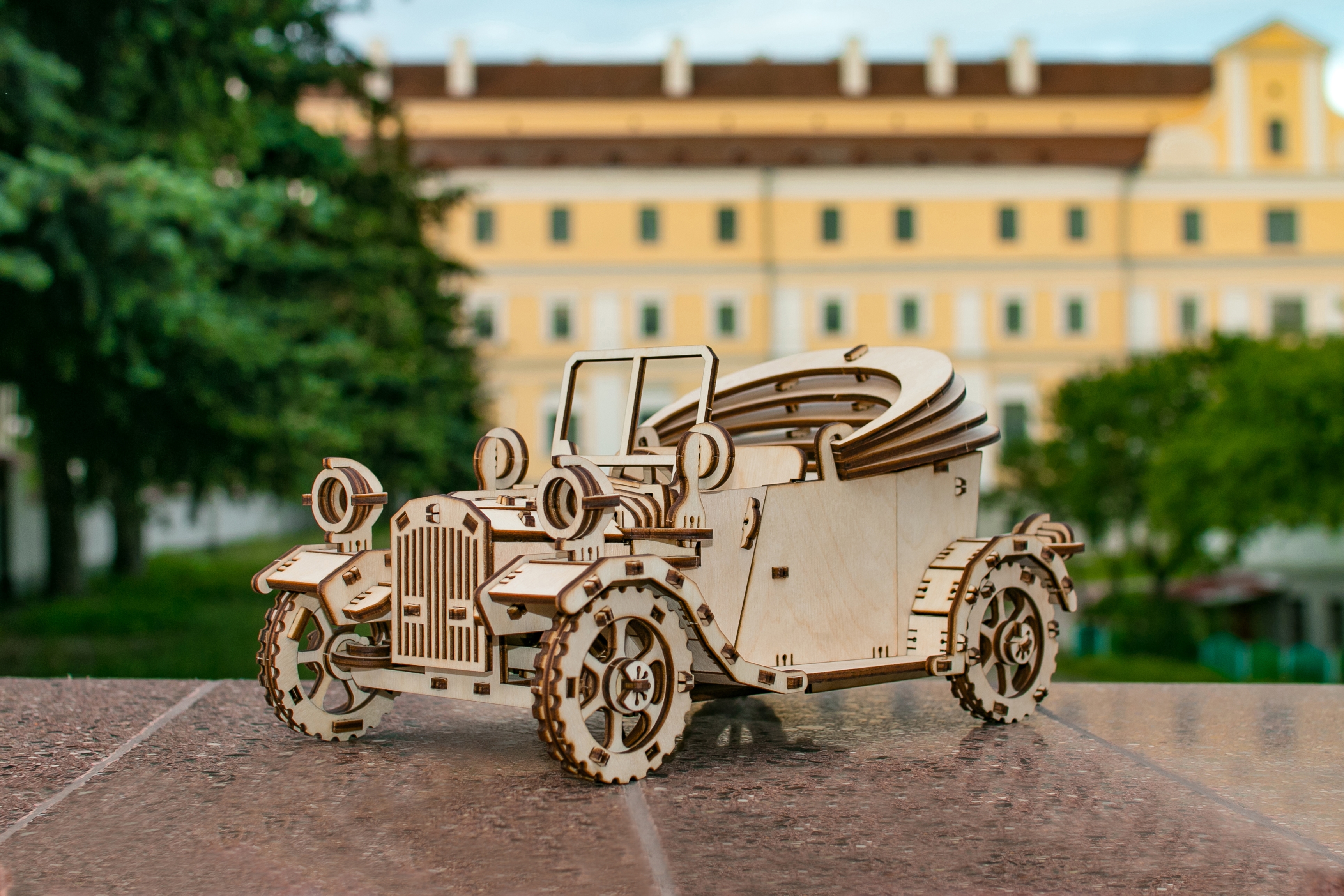 Купить Конструктор деревянный 3D EWA Retrocar Форд Т оптом