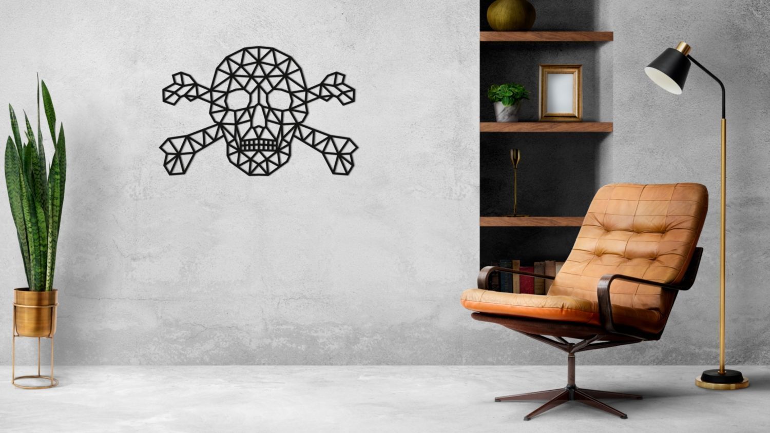 Купить Деревянный декор настенный, панно EWA Design Веселый Роджер оптом