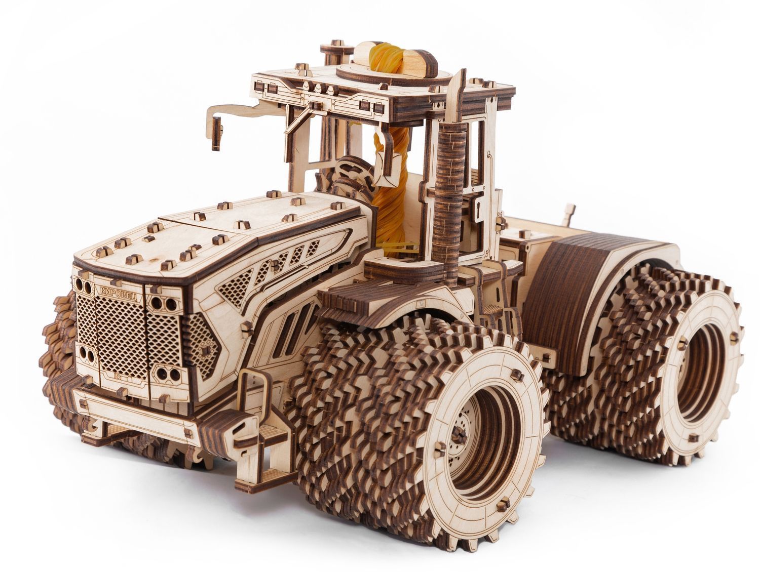 Купить Конструктор деревянный 3D EWA Трактор КИРОВЕЦ К-7М оптом