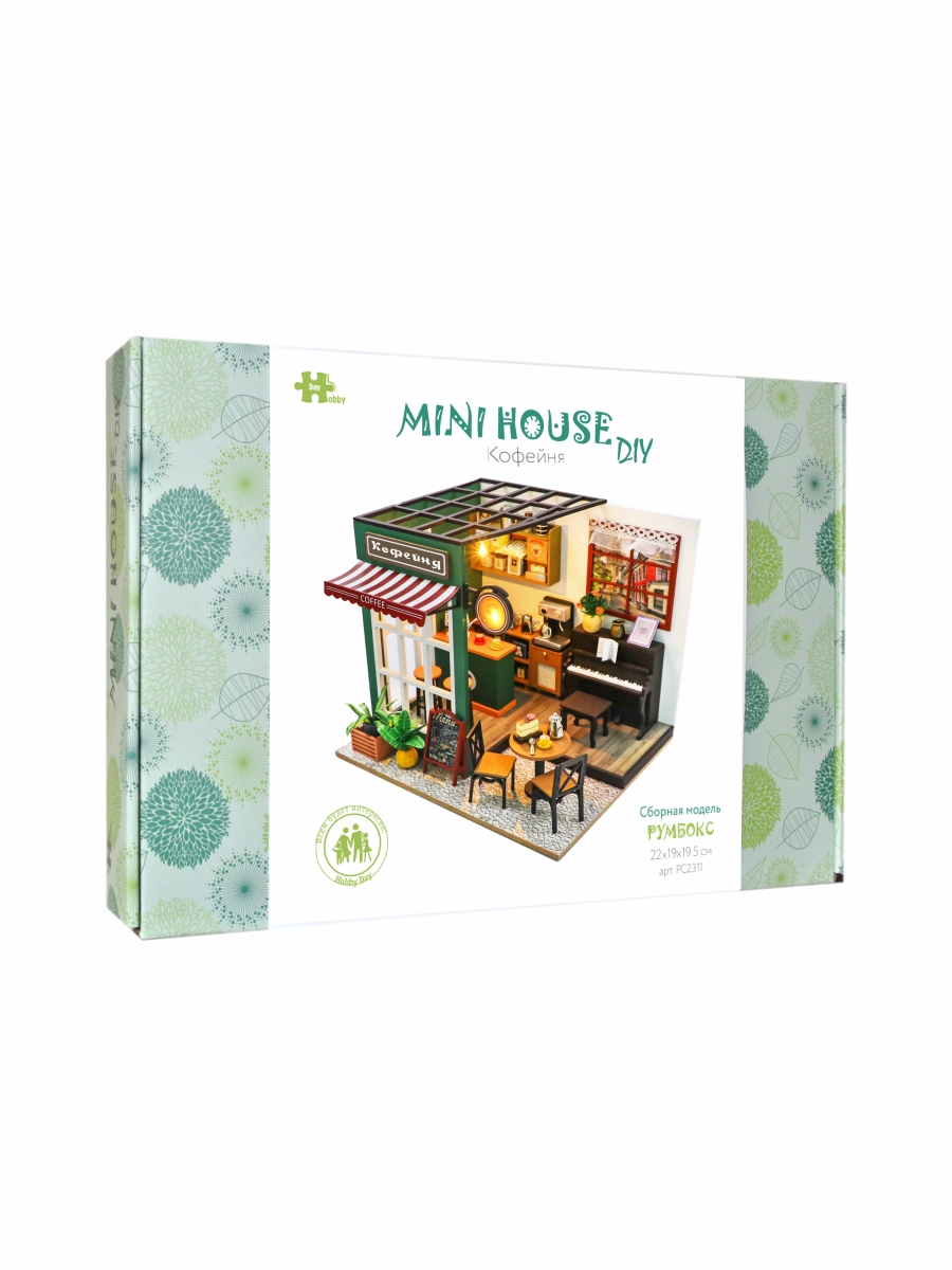 Купить Румбокс, интерьерный конструктор MiniHouse Кофейня оптом