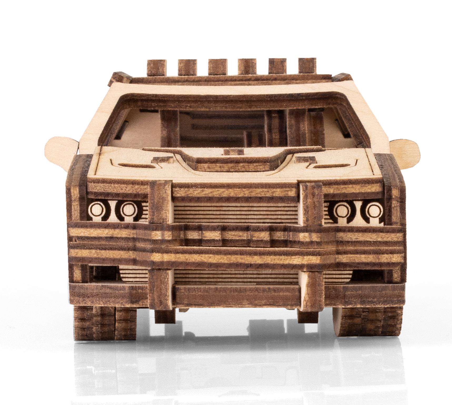 Купить Деревянный конструктор EWA Полицейская машина с заводным механизмом оптом  Купить Деревянный конструктор EWA Полицейская машина с заводным механизмом оптом