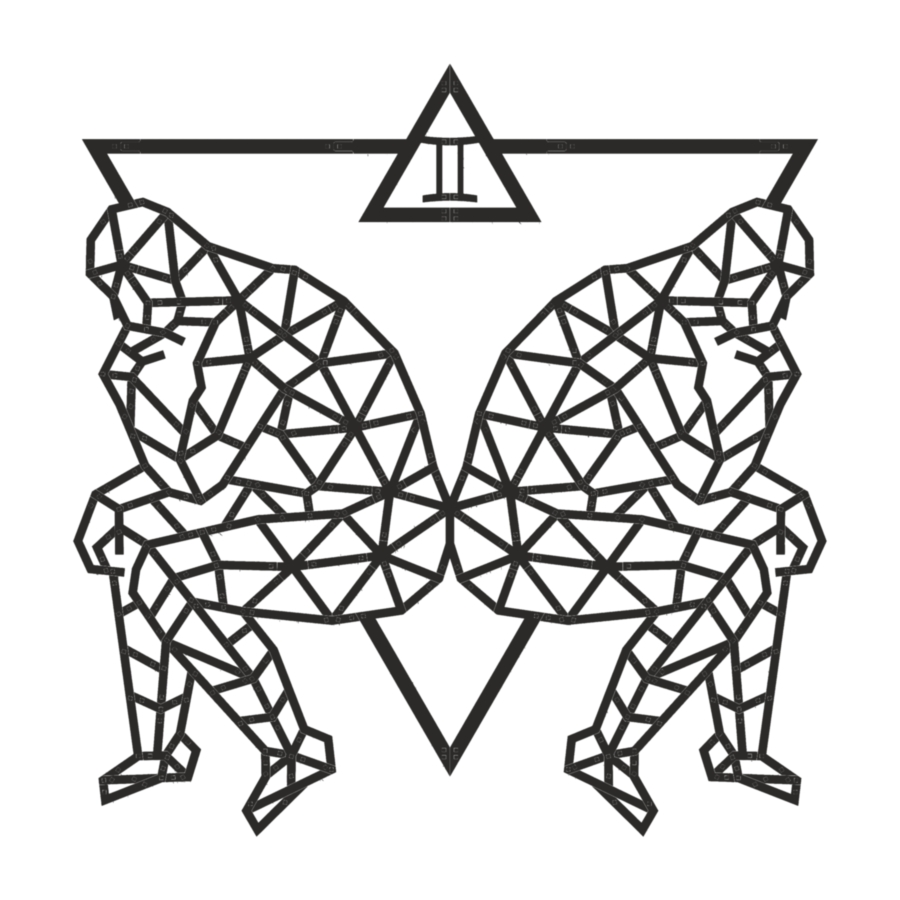 Деревянный декор настенный, панно EWA Design Знаки Зодиака Близнецы