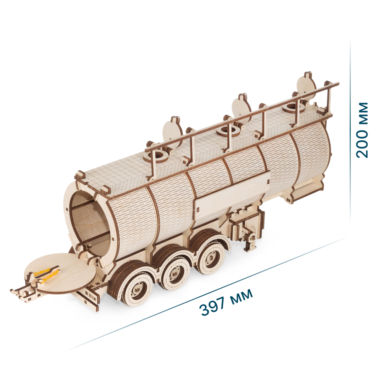 Купить Сборная модель из дерева EWA Прицеп Цистерна для тягача оптом