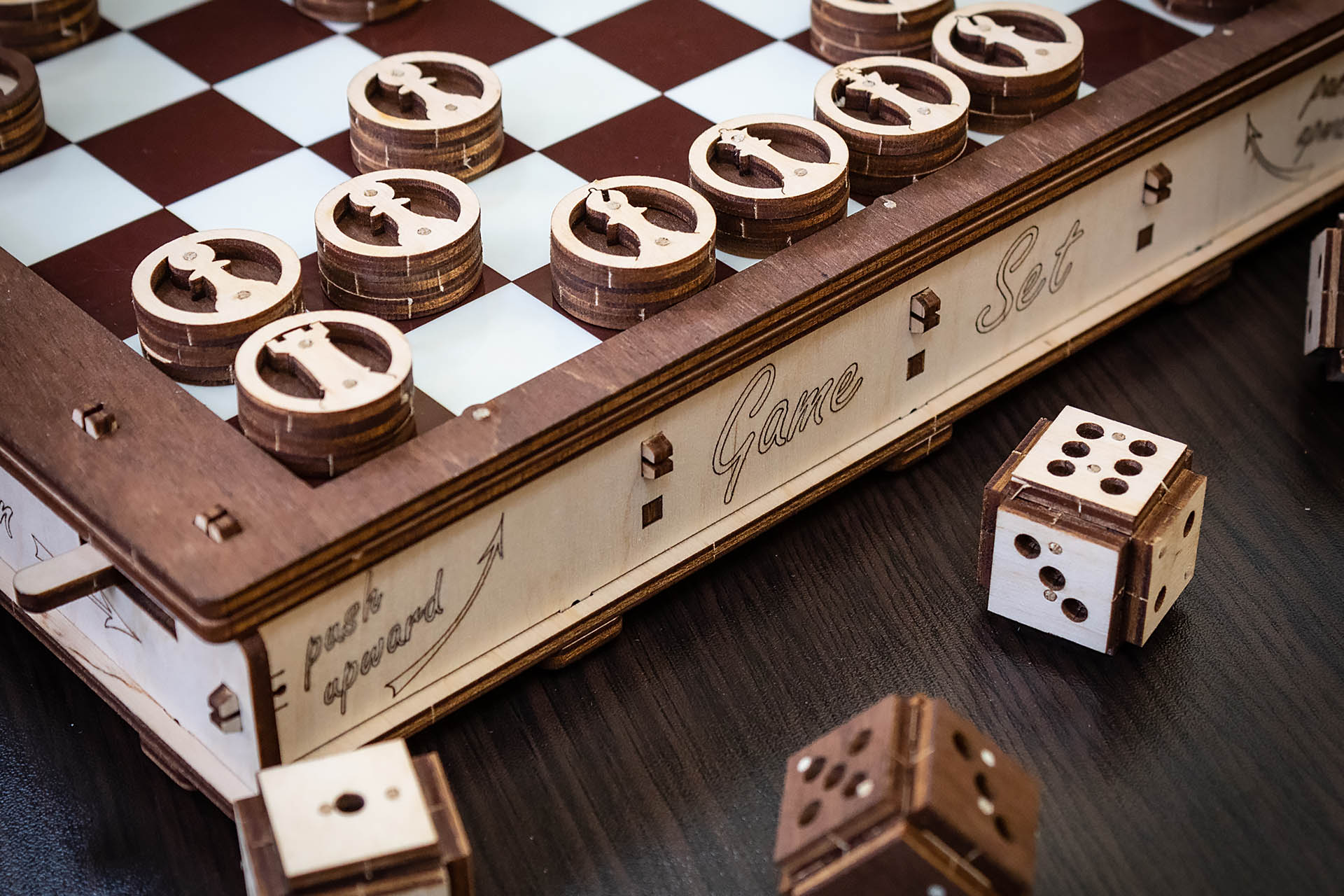Купить Конструктор деревянный 3D EWA Gameset Игровой набор оптом
