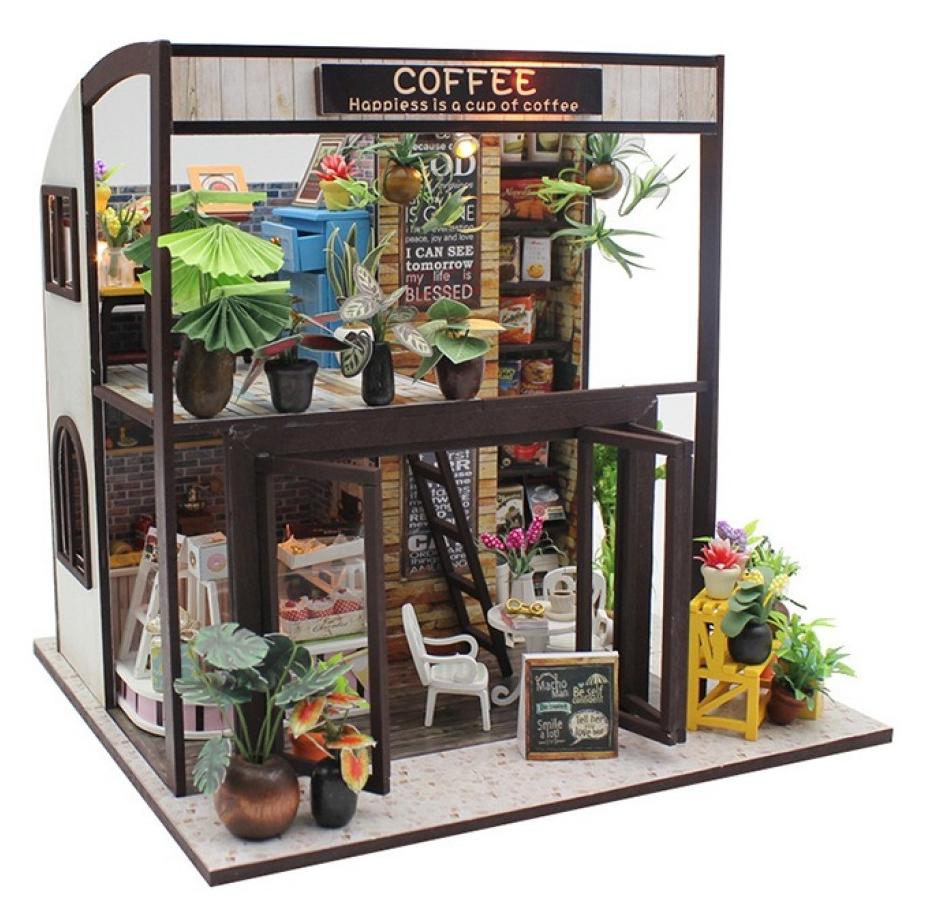 Купить Румбокс, интерьерный конструктор MiniHouse "COFFEE HOUSE"  оптом