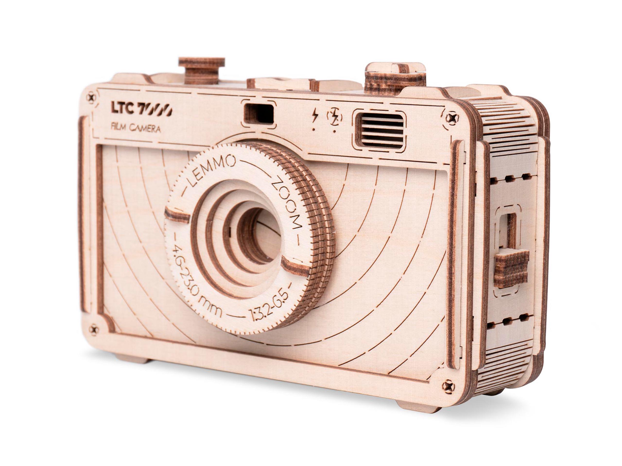 Деревянный конструктор, сборная модель Lemmo Фотоаппарат LTC 700
