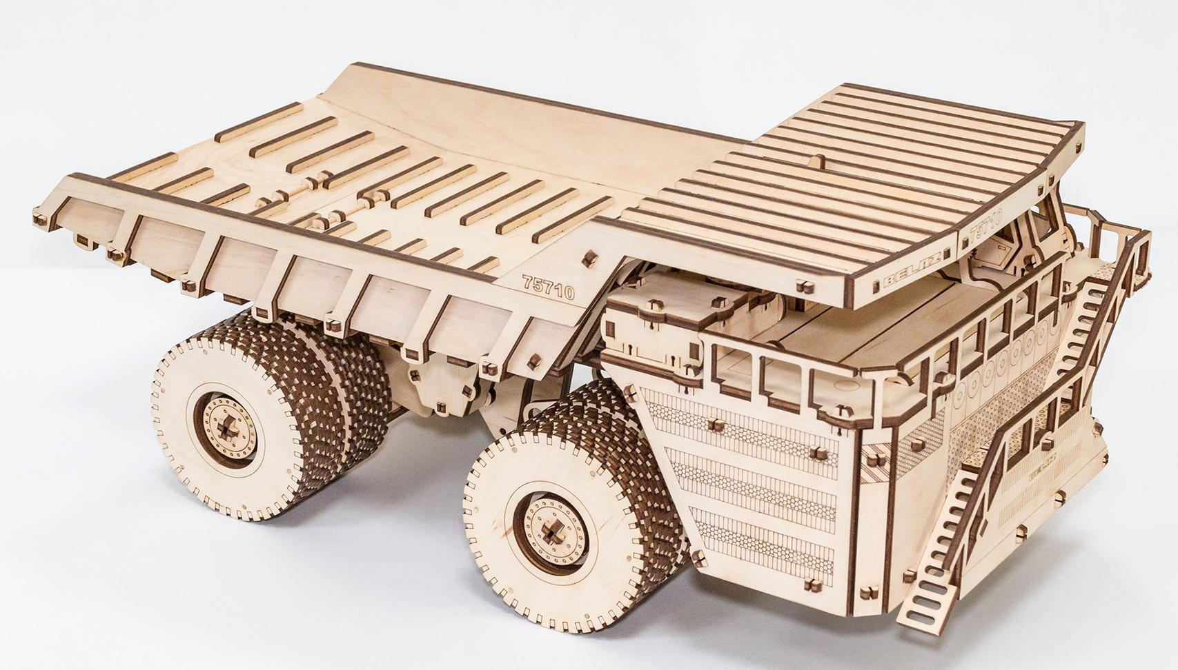 Купить Конструктор деревянный 3D EWA BELAZ 75710 оптом