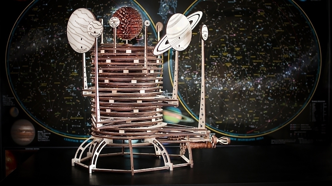 Купить Сборная механическая модель 3D EWA Планетарий (подвижная Солнечная система) оптом