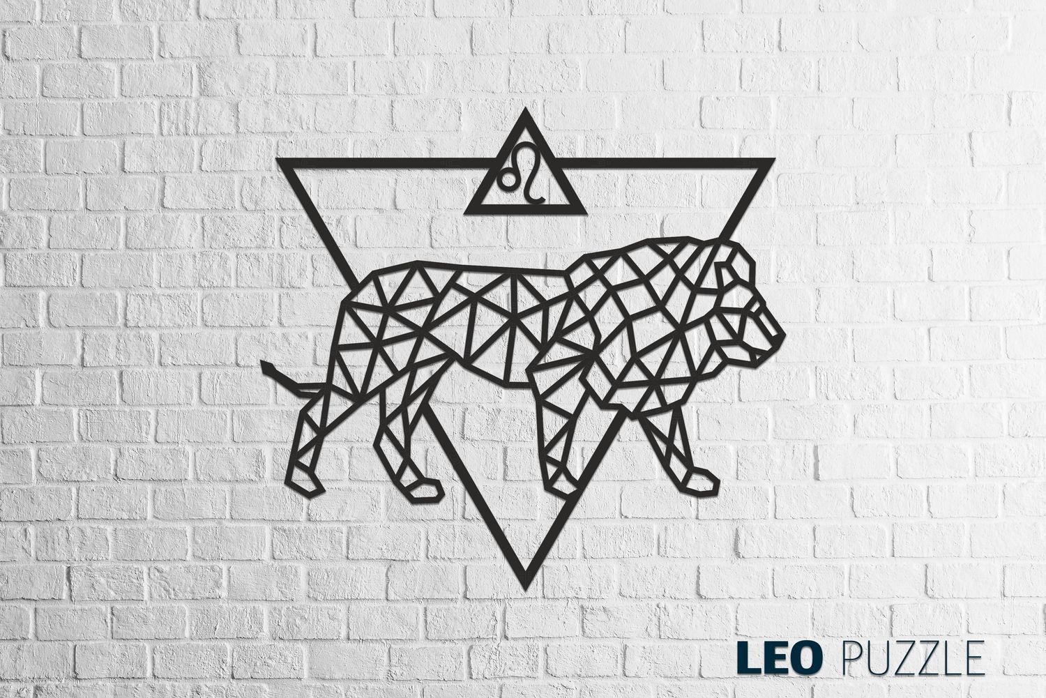 Купить Деревянный декор настенный, панно EWA Design Знаки Зодиака Лев оптом