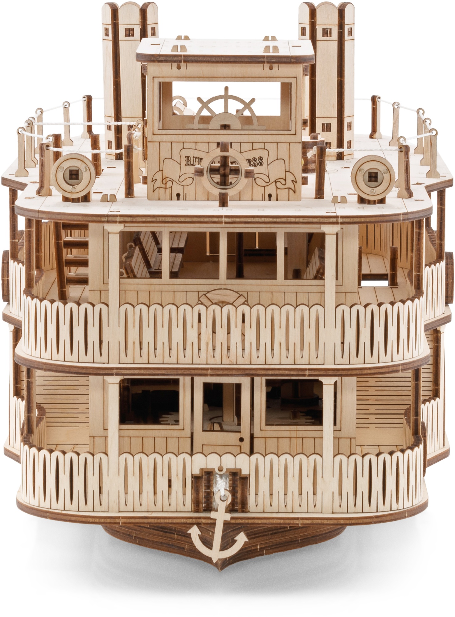 Купить Сборная модель из дерева EWA Колесный пароход "Принцесса рек" оптом