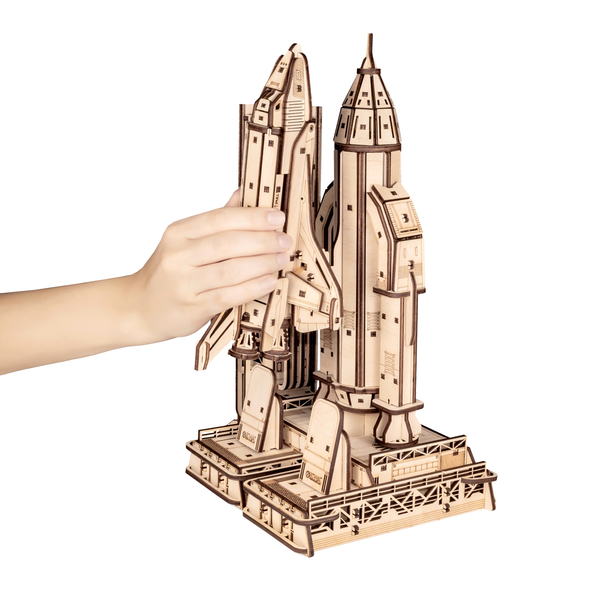 Купить Деревянный конструктор EWA Космический корабль Шаттл оптом