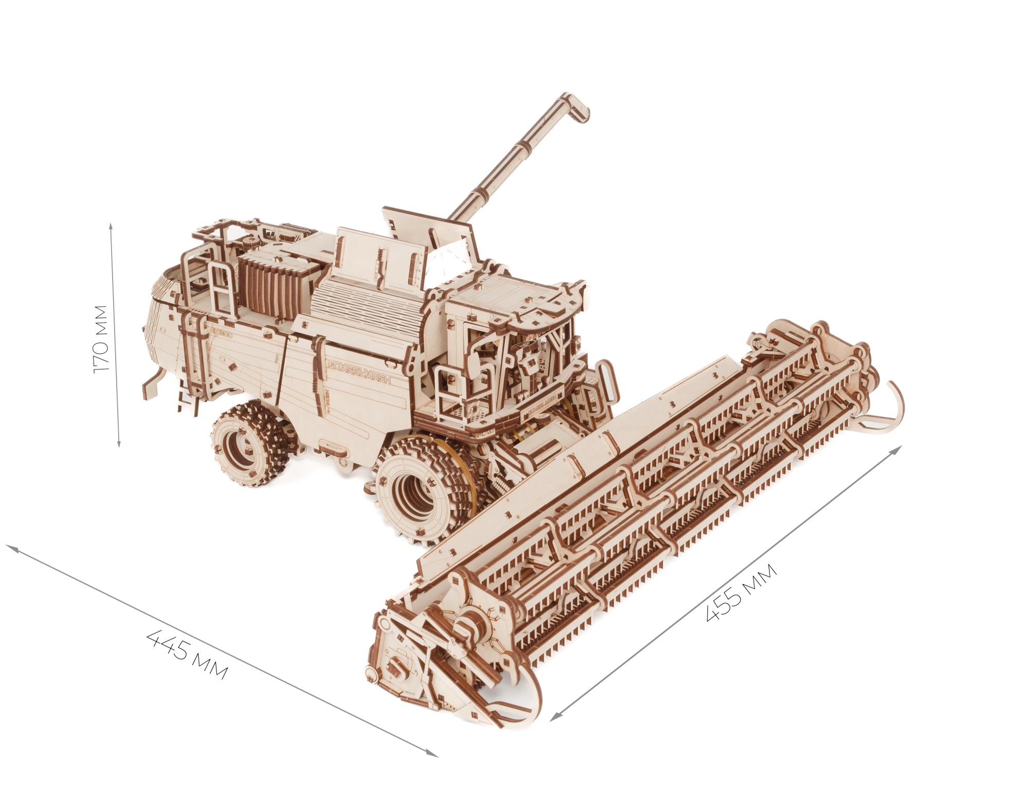 Купить Сборная модель из дерева EWA Комбайн с жаткой оптом