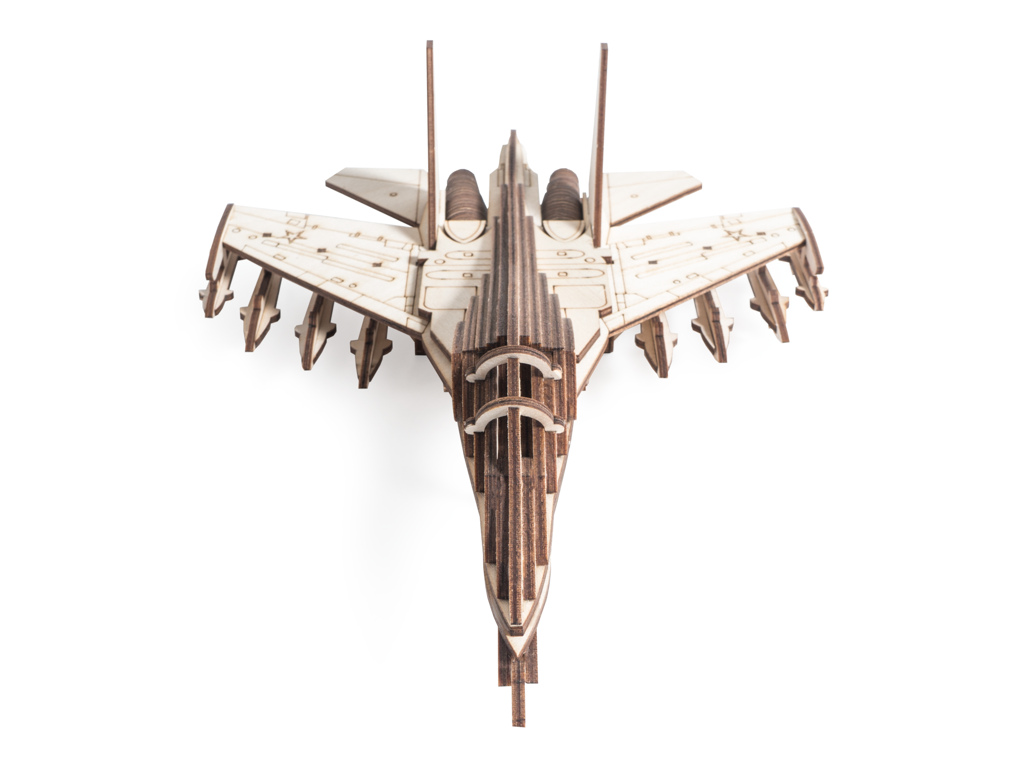 Купить Конструктор 3D деревянный Lemmo Российский Истребитель СУ-30 оптом