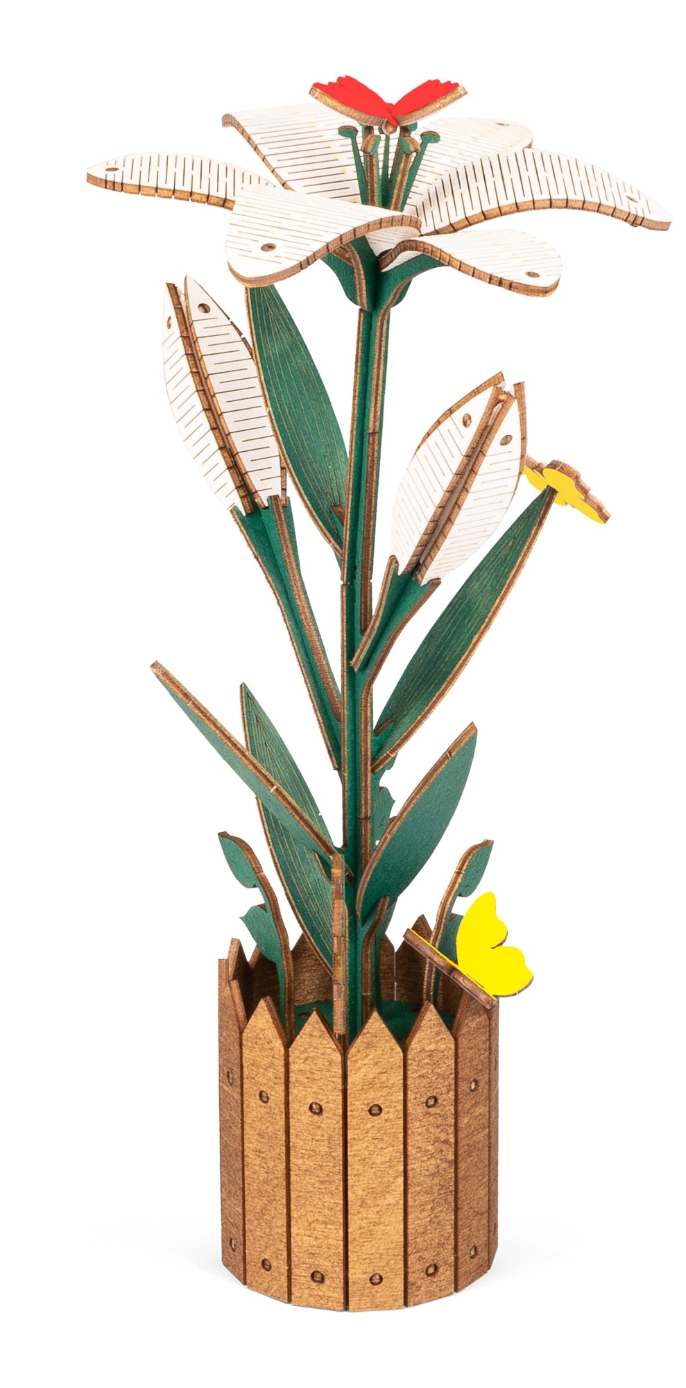 Купить Деревянный конструктор EWA Цветок Лилия оптом